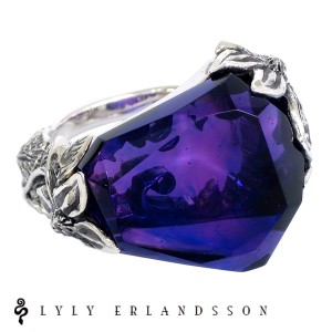 LYLY ERLANDSSON the GRAVITY female purple パープル リング 7号〜25号 リリーエルランドソン 指輪 グラビティ シルバー925 海外