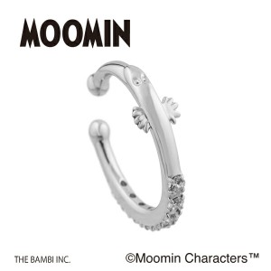 ムーミン ニョロニョロ リバーシブル イヤーカフ 1P 片耳用 シルバー925 ジルコニア ノンホールピアス イヤリング MOOMIN ムーミングッズ