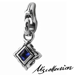 Ms collection エムズコレクション シルバー925 ドロップ ストーン ピアス 1P 片耳用 ドロップピアス シルバーピアス メンズ ぶらさがり