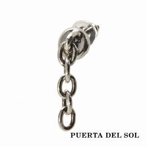 PUERTA DEL SOL スウィングチェーン ピアス シルバー950 ユニセックス シルバーアクセサリー 銀 SV950 ブリタニアシルバー ピアス イヤリ