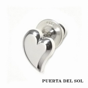 PUERTA DEL SOL トランプ ハート シルバー ピアス シルバー950 ユニセックス シルバーアクセサリー 銀 SV950 ブリタニアシルバー ピアス 