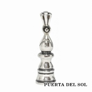 PUERTA DEL SOL チェスシリーズ ビショップ ペンダント(チェーンなし) シルバー950 ユニセックス シルバーアクセサリー 銀 SV950 ブリタ