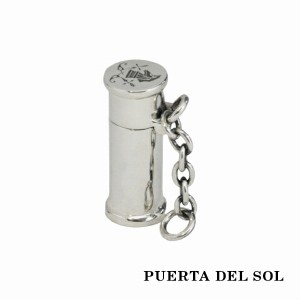 PUERTA DEL SOL Artisan シリンダー状 ピルケース ペンダント(チェーンなし) シルバー950 ユニセックス シルバーアクセサリー 銀 SV950