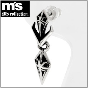 トライバルチャームシルバーピアス(1P片耳)【M's collectionエムズコレクション】シルバー925 silver メンズ 男性用 ピアス 片耳 ブラン