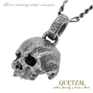 Quetzal ヴァニタスペンダント シルバーアクセサリー ブランド シルバーペンダント チェーン付き