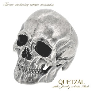 Quetzal ラージタナトスリング2 （13号〜25号）送料無料 シルバー925 シルバーリング メンズ シルバー 指輪 ブランド 大きいサイズ