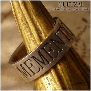 Quetzal メメントモリリング シルバーリング 5号〜27号 ブランド リング シルバー925 メンズ ケツァール 指輪