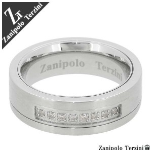 ジルコニア ライン サージカルステンレス リング（7〜13号) 【Zanipolo Terzini】 /レディース 指輪 シンプル