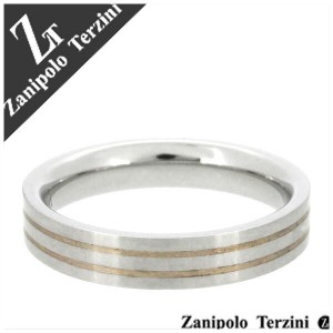 ザニポロタルツィーニ ダブルライン サージカルステンレス リング 15〜23号 ステンレス アクセサリー メンズ 指輪 ライン 金属アレルギー