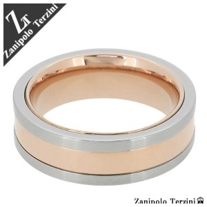 ピンクゴールド ライン サージカルステンレス リング（7〜13号) 【Zanipolo Terzini】 /レディース 指輪 シンプル