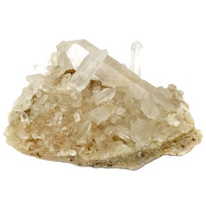  ヒマラヤ クル・マナリ産 水晶クラスター 約131g   ヒマラヤ水晶 クラスター 天然石 パワーストーン 水晶 浄化 原石 置物