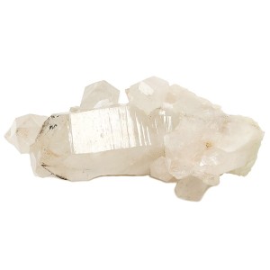 ヒマラヤ クル・マナリ産 水晶クラスター 約153g ヒマラヤ水晶 クラスター 天然石 パワーストーン 水晶 浄化 原石 置物