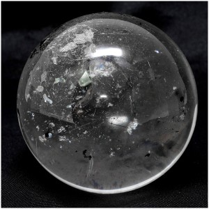 天然水晶 丸玉 約44mm 送料無料天然石 パワーストーン 水晶 水晶玉 原石 置物 丸玉 クリスタルクォーツ