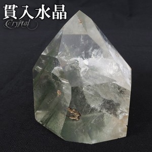 貫入水晶 ポイント 原石 約144g 天然石 パワーストーン 天然水晶 水晶 置物 インテリア 鉱物 鉱石 標本 水晶原石 クォーツインクォーツ