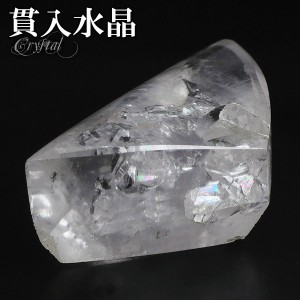 貫入水晶 磨き原石 約15.6g 天然石 パワーストーン 貫入 水晶 原石 天然水晶 水晶原石 クォーツ 鉱物 鉱石 標本 裸石 ルース 天然石原石