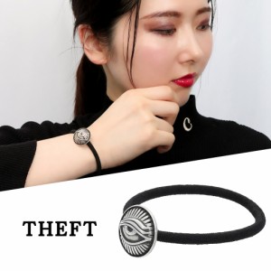 THEFT セフト アイ ヘアゴム ブレスレット シルバー TIME タイム Eyes hair rubber Bracelet 目 瞳 目玉 ビンテージ ヴィンテージ アンテ