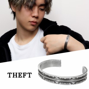 THEFT セフト ネイティブ マウンテン バングル シルバー Mountain bangle 模様 パターン ビンテージ ヴィンテージ アンティーク調 メンズ