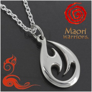  【Maori warriors/マオリウォリアーズ】Fearless 大胆 シルバー ペンダント