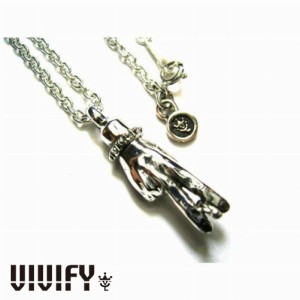 VIVIFY ビビファイ ペンダント ネックレス シルバー Smoking Double Fuck ペンダントトップ チェーンなし メンズアクセサリー レディース