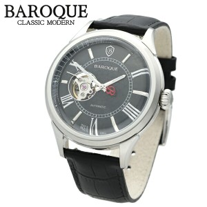 BAROQUE ブラック マザーオブパール 腕時計 ブランド ウォッチ MADE IN JAPAN SERIES BA3004S-60BK 時計 メンズ 紳士 かっこいい 自動巻