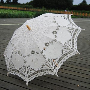 かわいい 日傘 遮光 UVカット 長傘 レディース 日傘 ホワイト コンパクト おしゃれ 上品 エレガント