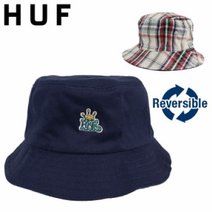HUF ハフ バケットハット メンズ レディース CROWN REVERSIBLE BUCKET HAT 帽子 ハット リバーシブル 人気 ブランド ストリート ファッシ
