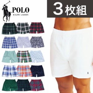 3枚組 ポロ・ラルフローレン トランクス メンズ 下着 パンツ Polo Ralph Lauren Classic Fit Packaged Woven Boxers アンダーウェア 総柄
