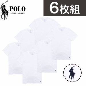 【6枚セット】ポロ・ラルフローレン Tシャツ メンズ インナー 半袖Tシャツ Polo Ralph Lauren クラシックフィットトップス ロゴ デザイン