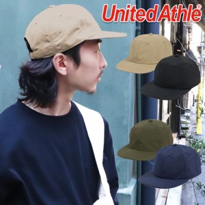 ユナイテッドアスレ キャップ メンズ United Athle ナイロンアーバンフィットベースボールキャップ 帽子 6パネルキャップ ナイロン 撥水