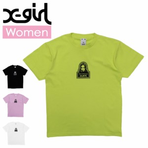 【三太郎の日タイムセール】エックスガール X-girl Tシャツ メンズ レディース FACE S/S MENS TEE 半袖Tシャツ ファッション トップス 春