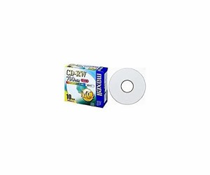 マクセル(Maxell) データ用CD-RW「MQシリーズ」（1〜4倍速対応）CDRW80PW.S1P10S