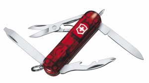 VICTORINOX(ビクトリノックス) ミッドナイトマネージャー トランスルーセントレッド 多機能 ナイフ キャンプ アウトドア マグネット式プ