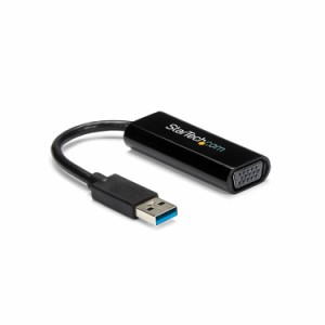 StarTech.com USB 3.0 - VGA ディスプレイアダプタ スリムタイプ USBグラフィックアダプタ 1920x1200 USB32VGAES