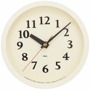 レムノス 置き時計 電波時計 アイボリー エムクロック m clock MK14-04 IV Lemnos