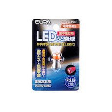 朝日電器 ELPA LED交換球 GA-LED3.0V(L) ホワイト