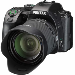 PENTAX K-70 18-135mmWRレンズキット ブラック APS-Cデジタル一眼レフカメラ 視野率100%光学ファインダー超高感度・高解像 2424万画素4.5