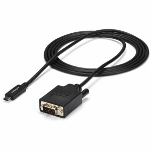 StarTech.com USB-C - VGA ケーブル／2m／1080p／アクティブ変換／Thunderbolt 3互換／ブラック CDP2VGAMM2MB