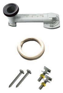 TOTO トイレ用パーツ 排水心変更セット:200mmからリモデルへ 塩ビ管用 (KQ/QR/EXシリーズ向け) KQE-200SET-PVC