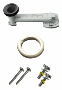 TOTO トイレ用パーツ 排水心変更セット:200mmからリモデルへ 鉛管用 (KQ/QR/EXシリーズ向け) KQE-200SET-LEAD