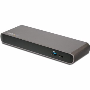 StarTech.com Thunderbolt 3 ドック/サンダーボルト3ドッキングステーション/4K60Hzデュアルモニタ(DisplayPort  TB3 USB-C対応)/85W USB