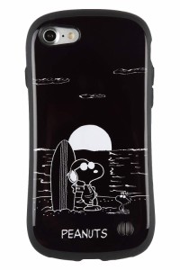 iFace First Class スヌーピー PEANUTS iPhone SE(第3世代/第2世代)/8/7 ケース 耐衝撃 [ブラック]