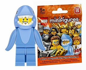 レゴ(LEGO) ミニフィギュア シリーズ15 サメの着ぐるみを着た男 (未開封品)｜LEGO Minifigures Series15 Shark Suit Guy 71011-13