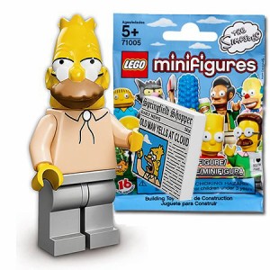 レゴ（LEGO） ミニフィギュア ザ・シンプソンズ シリーズ1 シンプソンおじいちゃん（エイブ）｜LEGO Minifigures The Simpsons Series1 G