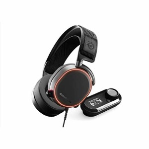 Game Dac付属 SteelSeries ゲーミングヘッドセット Arctis Pro + Game DAC 有線 ブラック ハイレゾ MixAmp PC PS4 PS5 対応 61453