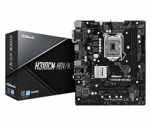 ASRock Intel H310チップ搭載 Micro ATX マザーボード H310CM-HDV/M.2