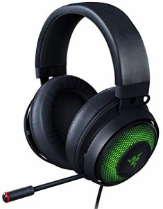 Razer Kraken Ultimate 7.1 ゲーミングヘッドセット USB THX 7.1 Chroma 冷却ジェルパッド ノイズキャンセリングマイク PC PS4 PS5 Switc