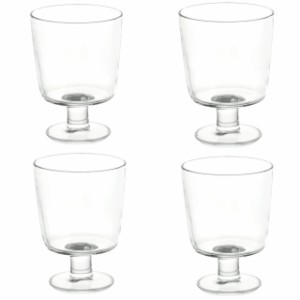 IKEA 365+ ワイングラス クリアガラス ゴブレット ４個セット