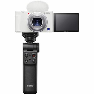 ソニー(SONY) コンパクトデジタルカメラ VLOGCAM Vlog用カメラ ZV-1 シューティンググリップキット(同梱グリップ:GP-VPT2BTブラック、バ