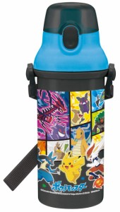 スケーター (skater) 子供用 Ag+ 抗菌プラスチック 水筒 480ml ポケモン 21 ポケットモンスター 日本製 PSB5SANAG-A