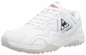 [ルコックスポルティフゴルフ] ゴルフシューズ スパイクレス 厚底スニーカー 靴 紐 男女兼用 ゴルフ ラウンド WH00(ホワイト)